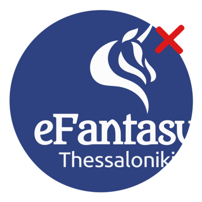 Unapproved logo use example